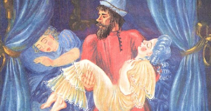 Рисунок-иллюстрация к сказке Солдат и царица