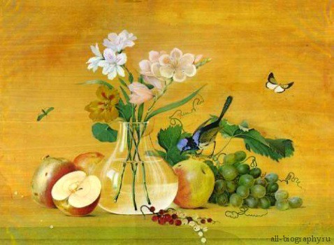 Сочинение по картине Толстого «Цветы, фрукты, птица»