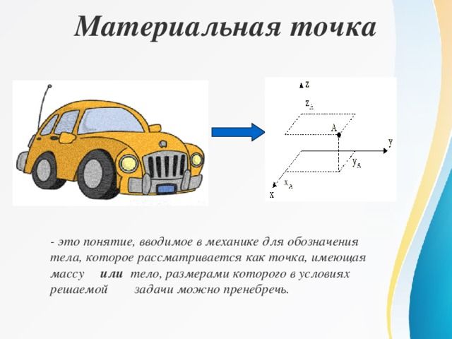 Материальная точка