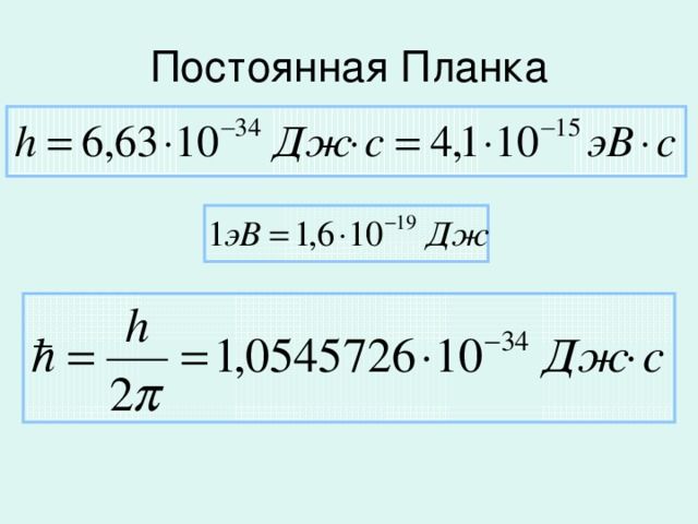 Основные соотношения и единицы измерения