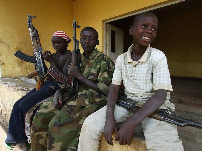 Африка, дети-солдаты