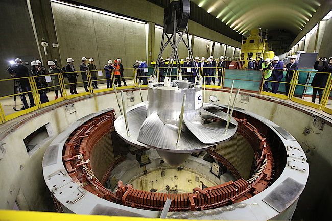 Новое рабочее колесо Верхне-Туломской ГЭС