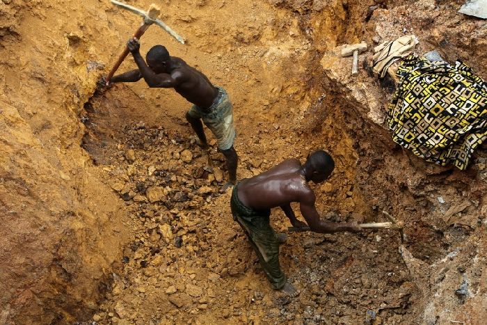 Добыча золота в Африке