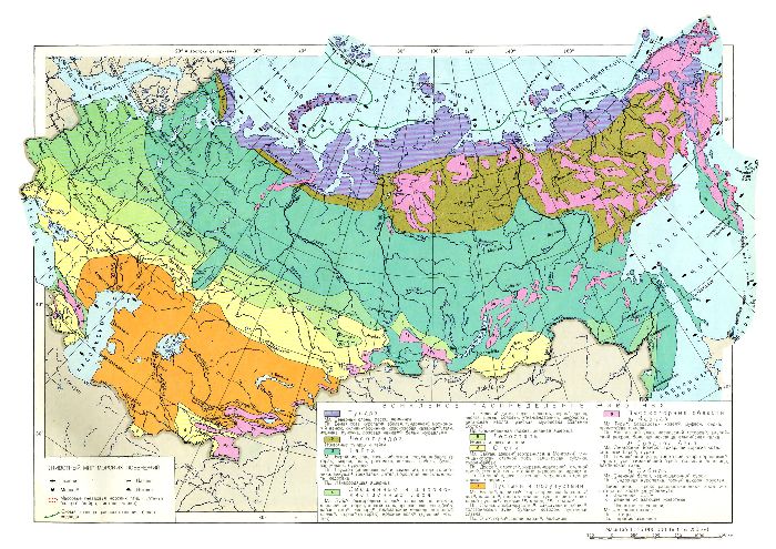 Центральные равнины карта