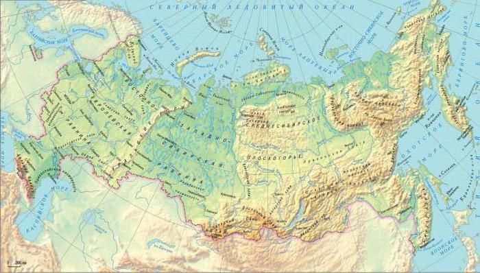 Прикаспийская низменность на карте