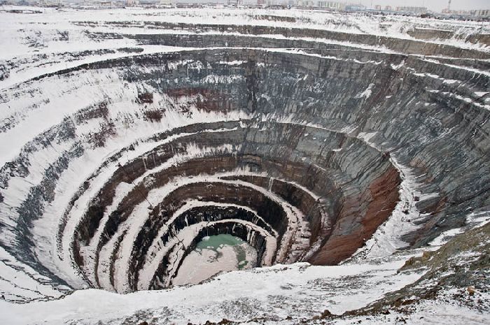 Месторождения алмазов в Якутии