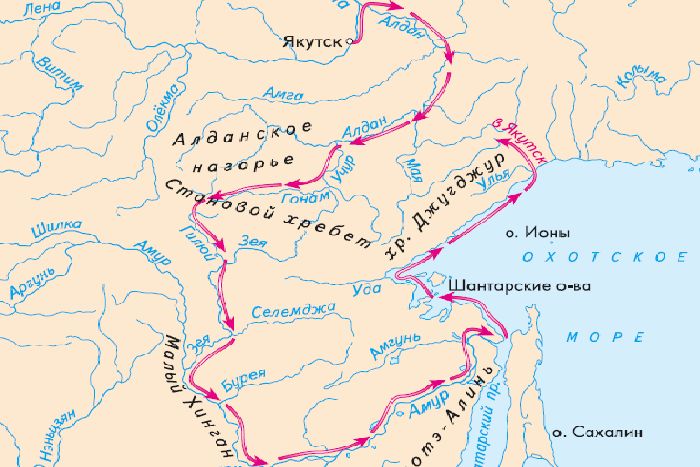 Географические карты Пояркова
