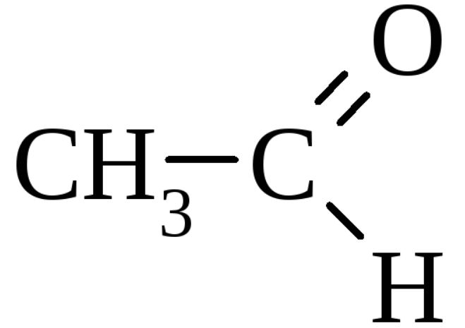 формула уксусный альдегид