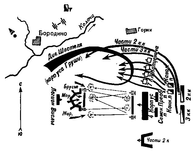 Батарея Раевского. Карта
