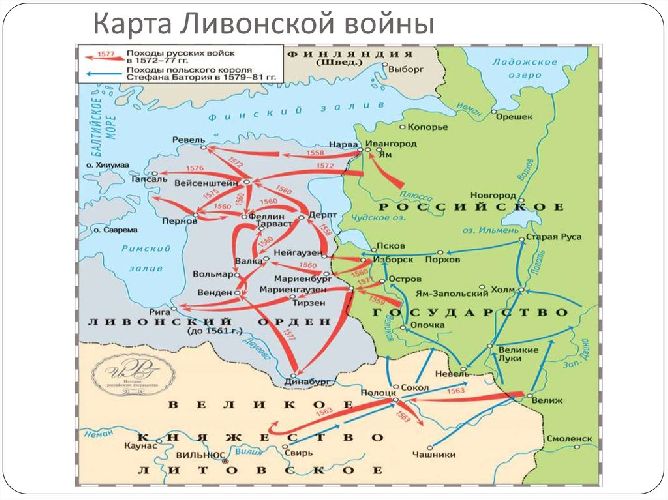 ТЕСТЫ ПО ИСТОРИИ НА ТЕМУ ЛИВОНСКАЯ ВОЙНА
