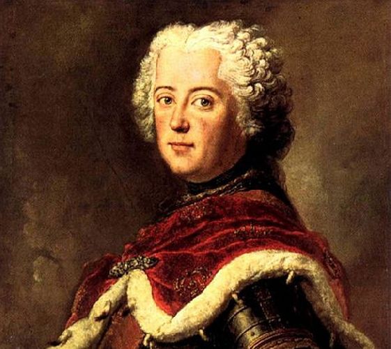 Портрет Фридриха Великого II. Художник Пене 1756 год