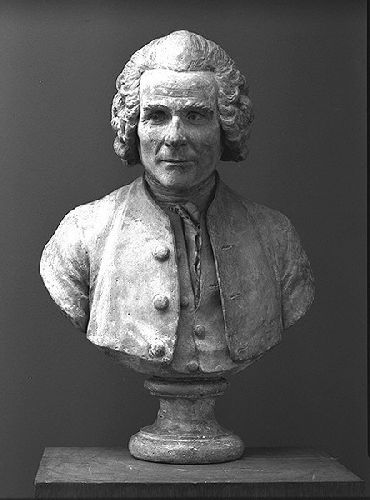 Портрет Ж.Ж. Руссо. Скульптор Ж.А. Гудон 1778 год