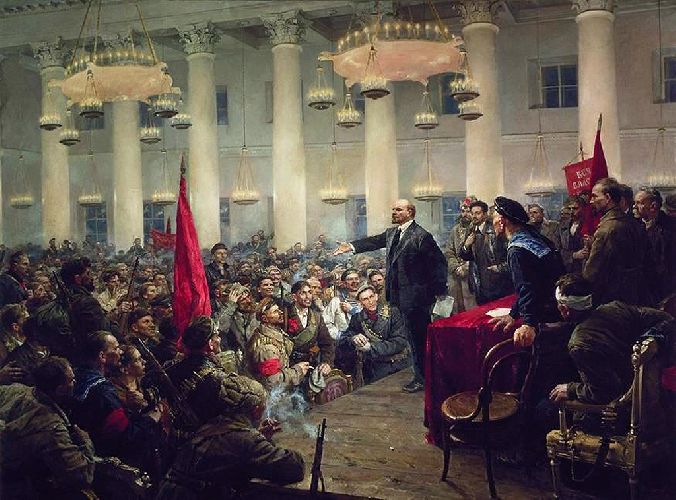 Ленин провозглашает Советскую власть Ленин провозглашает Советскую власть