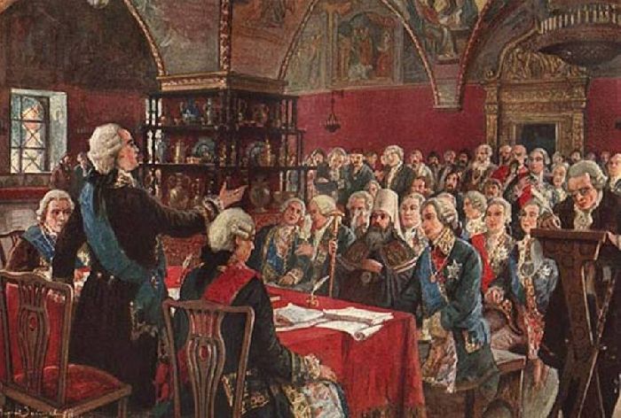 Екатерина II Уложенная комиссия