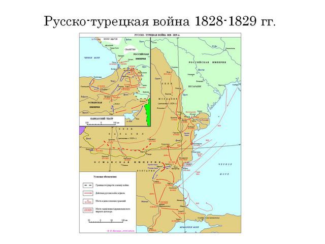 Русско персидская война 1826 1828 карта