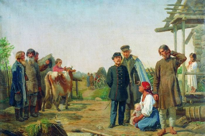Контрольная работа: Процесс закрепощения крестьян на Руси. Юридическое оформление крепостного права