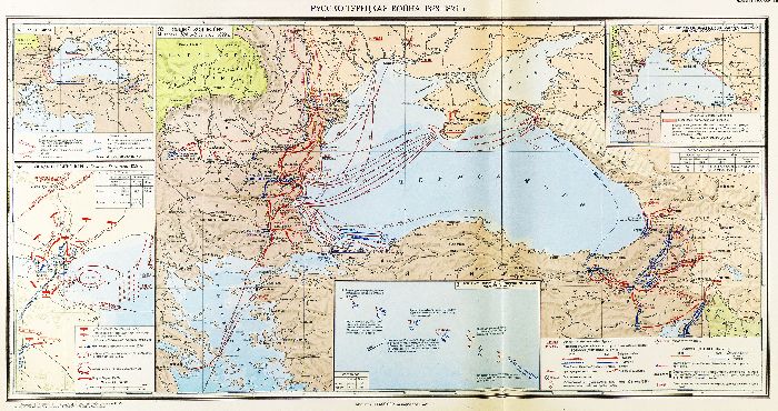 Русско-турецкая война 1828–1829 карта