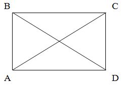 Диагонали прямоугольника