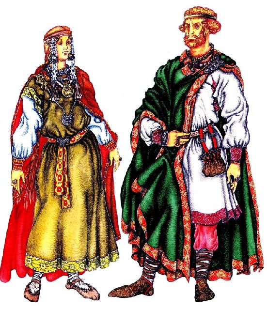 Одежда древних славян