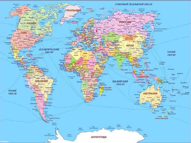 Россия на карте Россия на карте