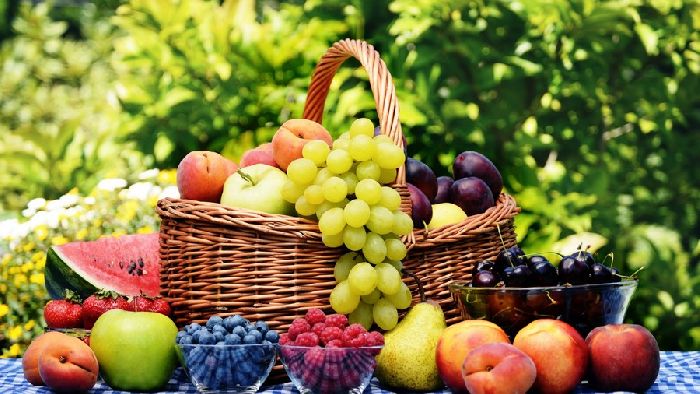 Летний урожай фруктов
