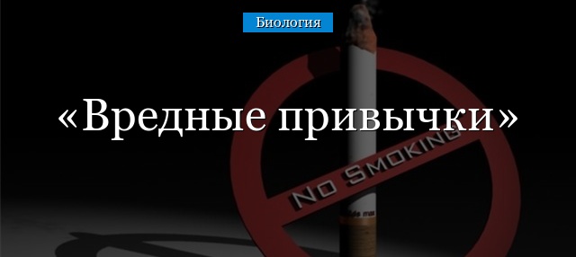 Доклад Вредные Привычки Сигареты