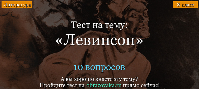 Тест Левинсон (Разгром)