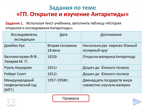 Презентация - Великие географические открытия (План изучения нового материала) (