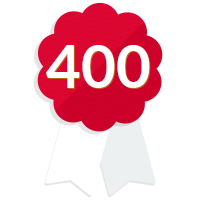 Завершены 400 тестов