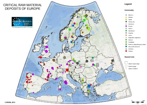 Города европы где добывают полезные ископаемые