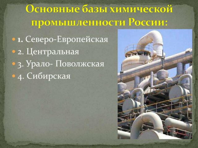 Химическая промышленность России