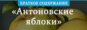 «Антоновские яблоки» краткое содержание рассказа Ивана Бунина – читать ...