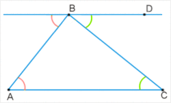 Сумма градусов прямоугольного треугольника