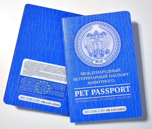 Ветеринарный паспорт РФ Ветеринарный паспорт РФ