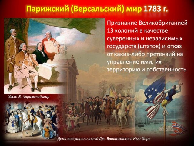 Парижский мир 1783