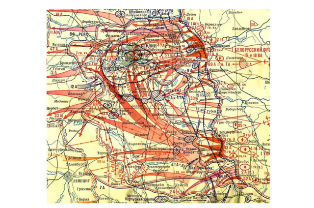 Битва за Берлин. Карта